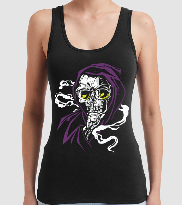 Ucigaș tăcut model negru pe tricou