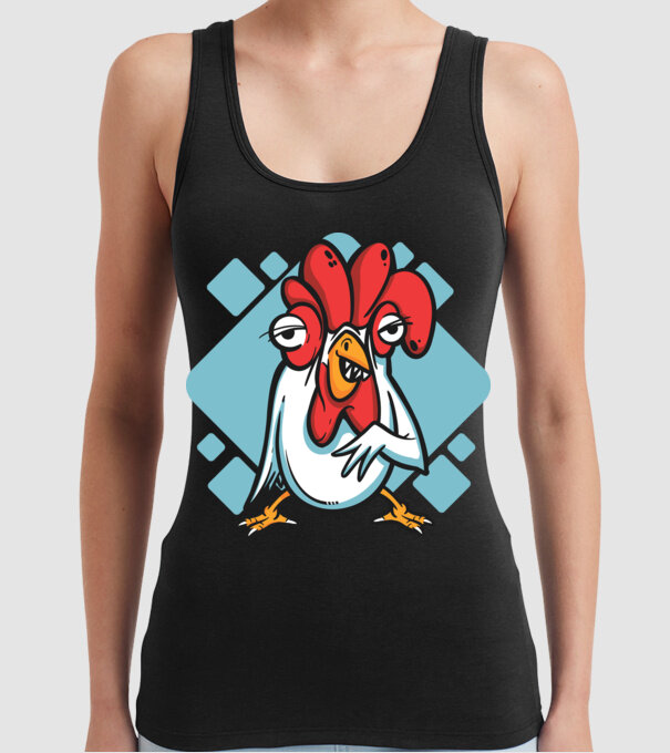 Pui model negru pe tricou