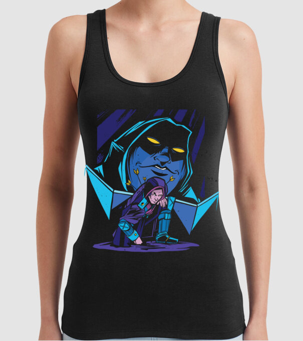 Dungeon Master model negru pe tricou
