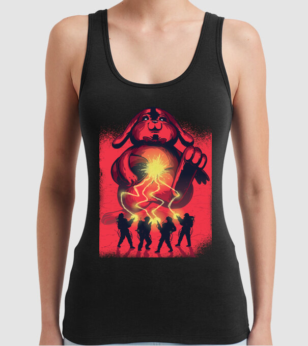 Easter Busters model negru pe tricou