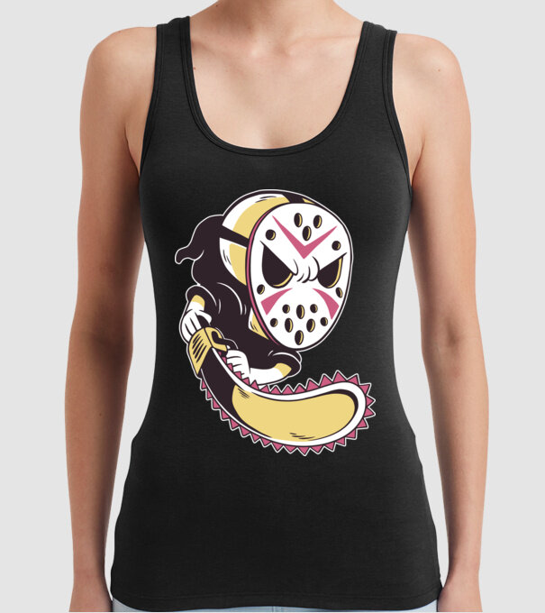 model negru pe tricou