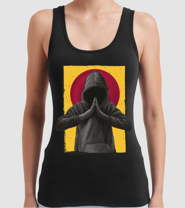Rugăciune Hacker model negru pe tricou