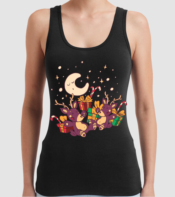 Cadouri de Crăciun model negru pe tricou