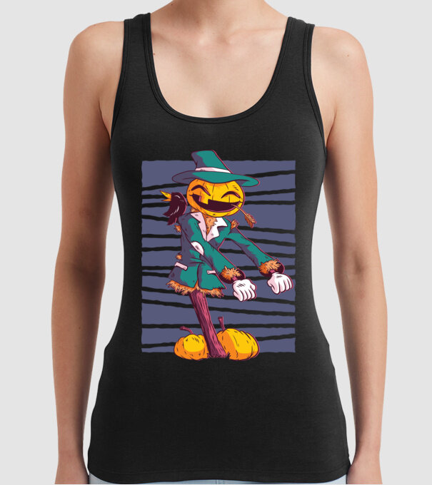 Sperietoare Halloween model negru pe tricou