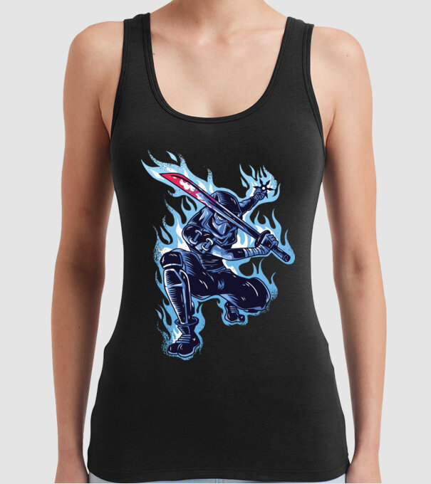 Ninja Sub Zero model negru pe tricou