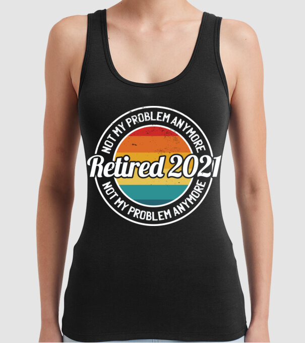 Pensionat 2021 model negru pe tricou