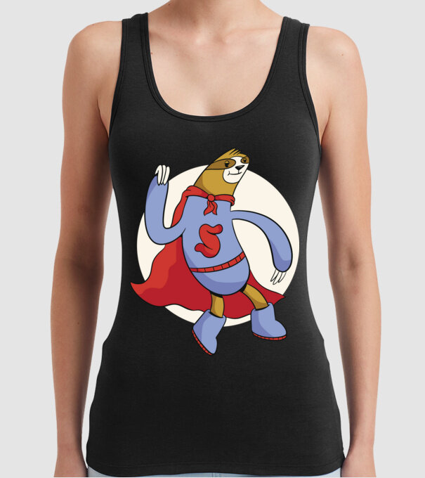 Leneș supererou model negru pe tricou