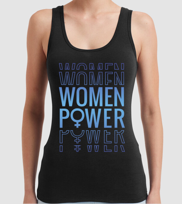 Women Power de Ziua Femeii model negru pe tricou