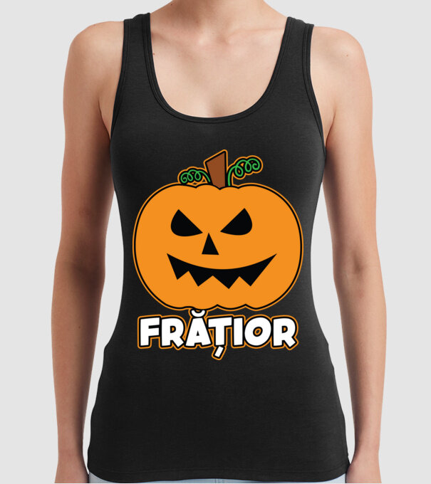 frățior model negru pe tricou