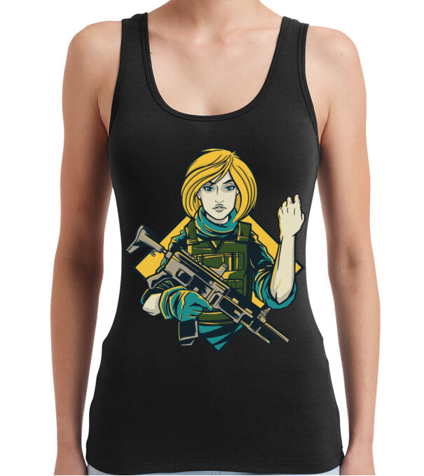  model  pe tricou