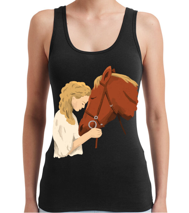  model  pe tricou