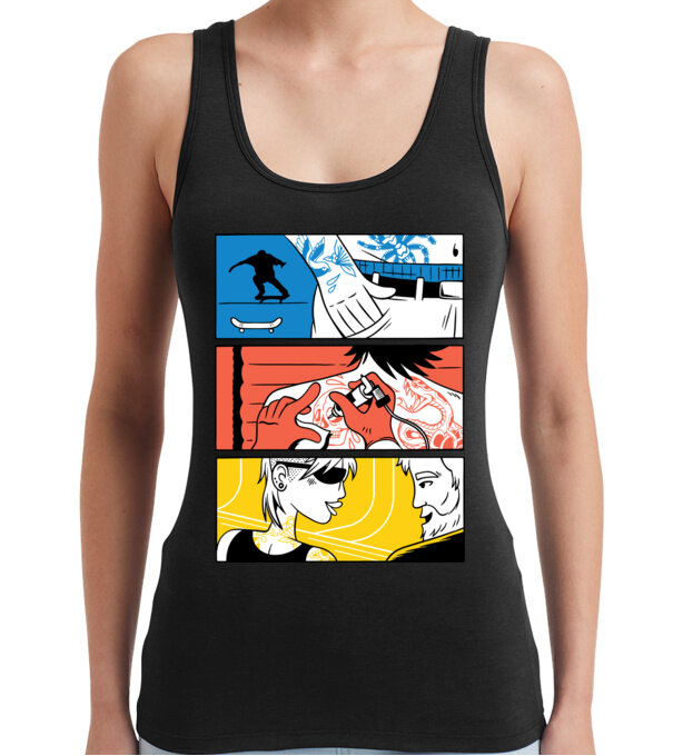  model  pe tricou