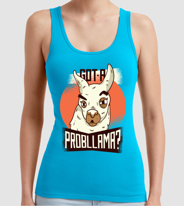 Got a Probllama? Lama model turcoaz pe tricou