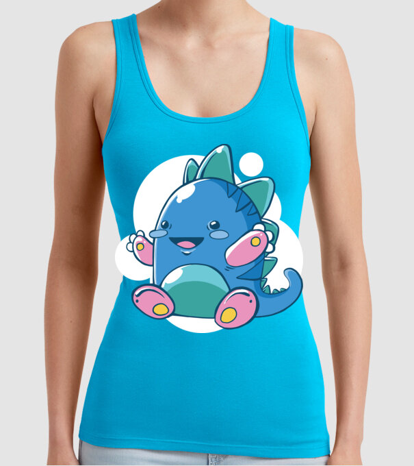 Bebe dragon model turcoaz pe tricou