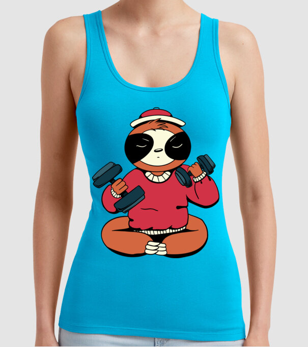 Antrenament Leneș model turcoaz pe tricou