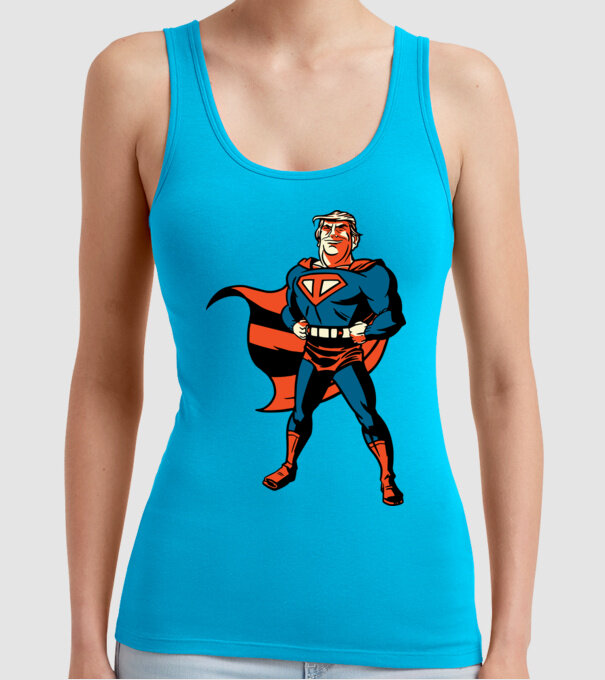 Super Trump Usa 2020 model turcoaz pe tricou