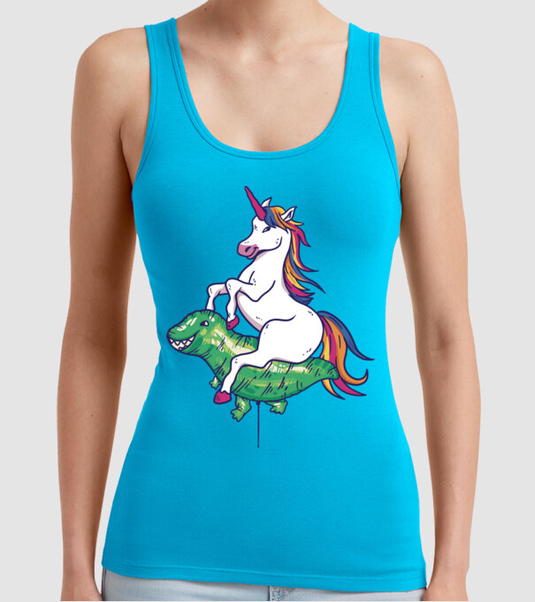 Balon cu Unicorn model turcoaz pe tricou