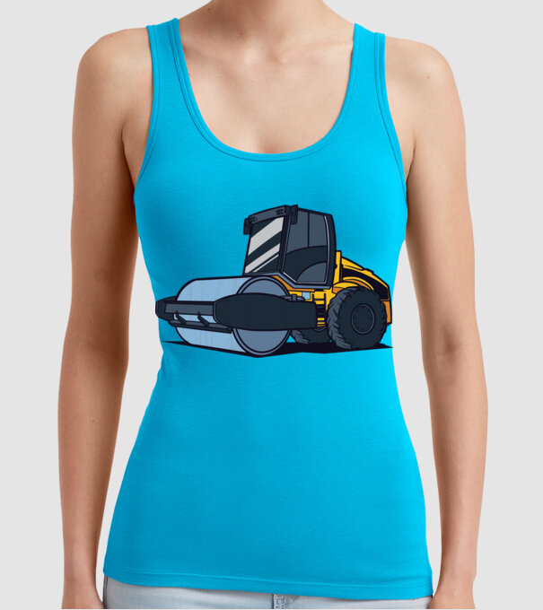 Rulou compresor model turcoaz pe tricou