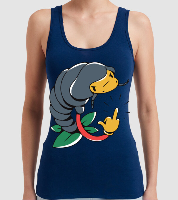Izopodă model albastru închis pe tricou