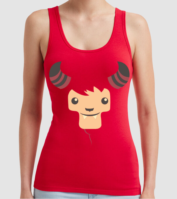Goat Halloween model roșu pe tricou