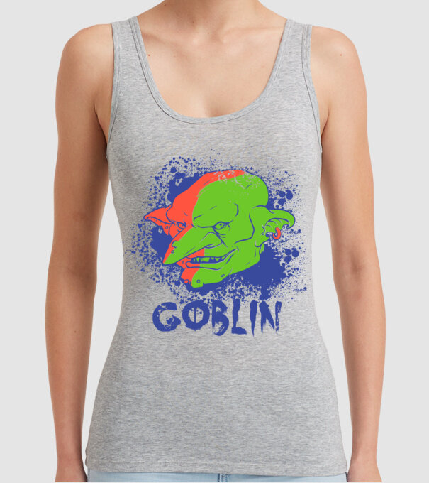 Goblin model gri pe tricou