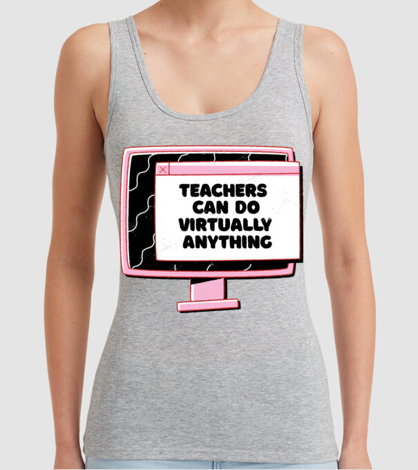 Home Office Pentru profesori model gri pe tricou