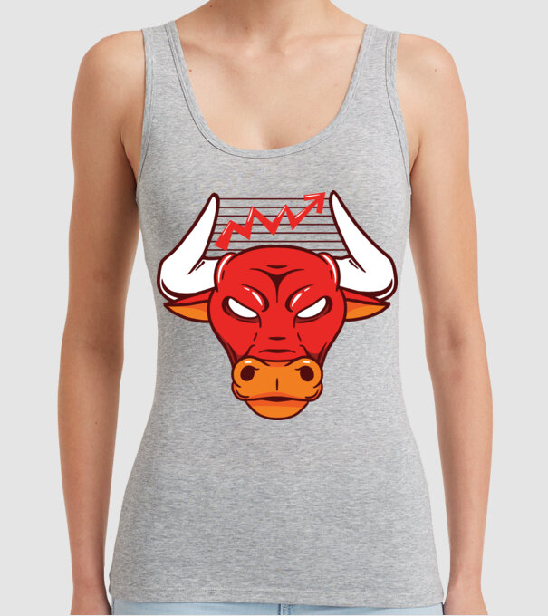 Bursa de Valori Taur model gri pe tricou