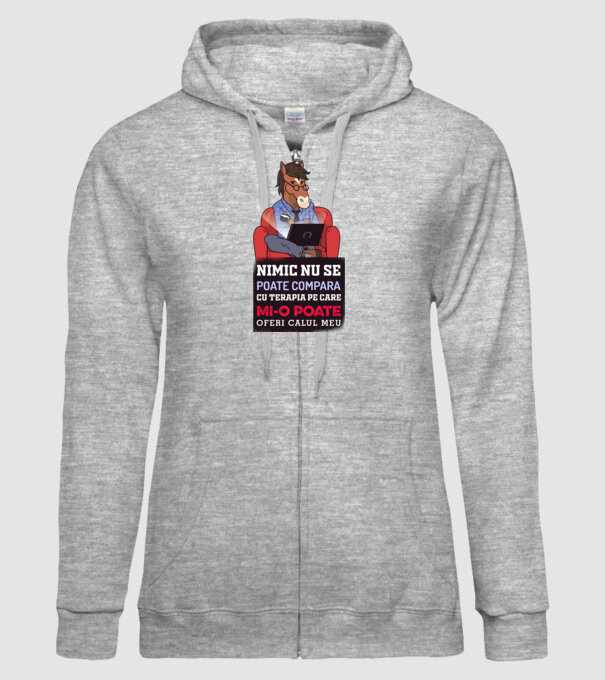 nimic nu se poate compara cu terapia pe care mi-o poate oferi calul meu model gri pe tricou