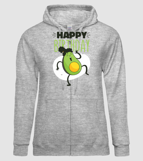 Avocado La mulți ani model gri pe tricou