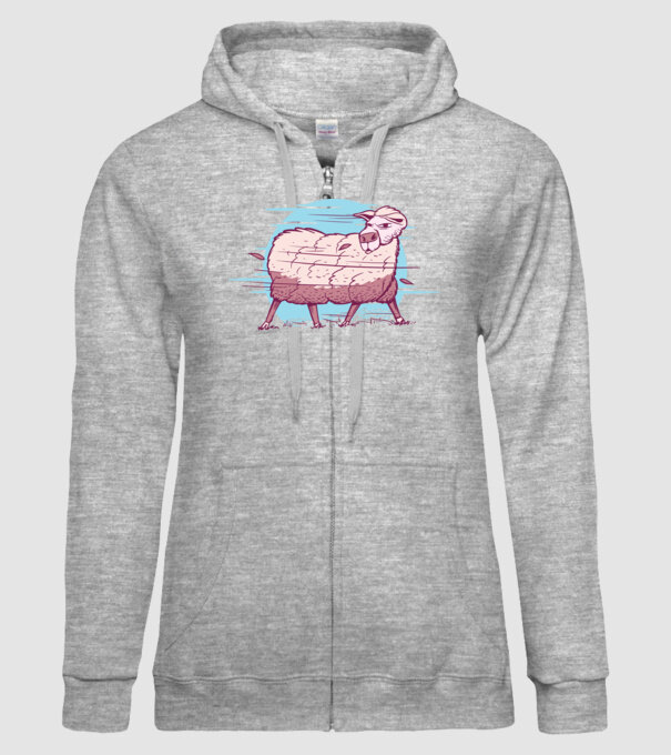 Miel în furtună model gri pe tricou