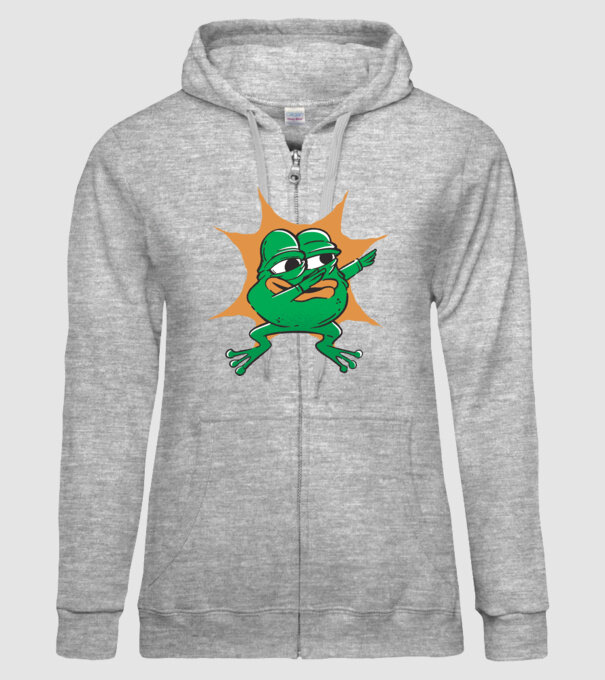 Broască DAB model gri pe tricou