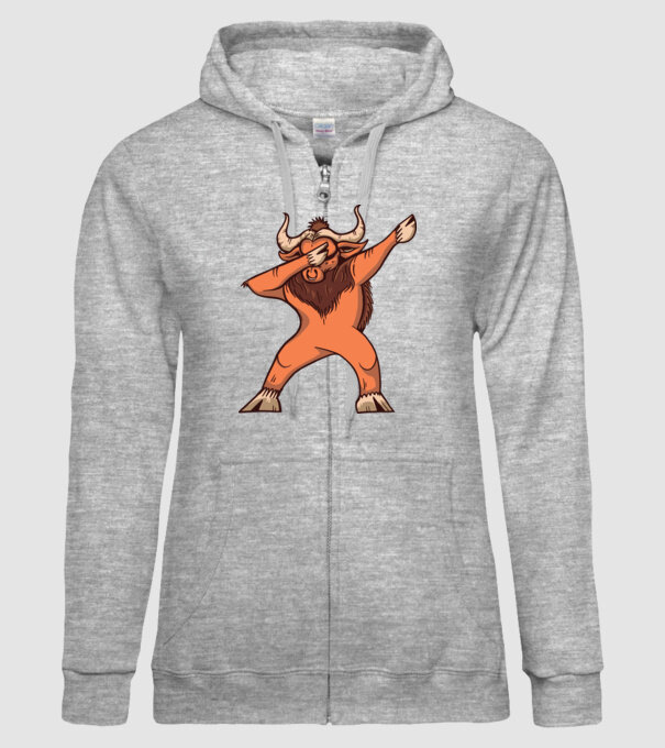 Bivol DAB model gri pe tricou