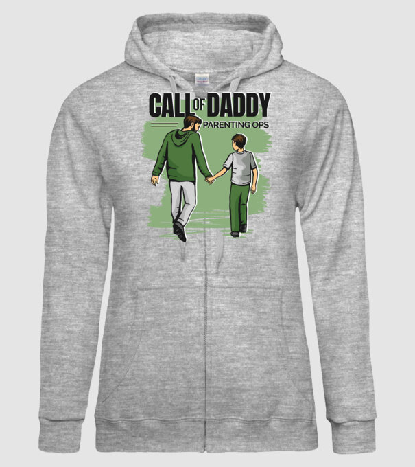 Call of Daddy - Pentru tata model gri pe tricou
