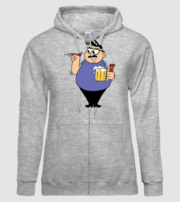 Jucător de darts model gri pe tricou