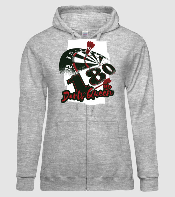 Regina Darts model gri pe tricou