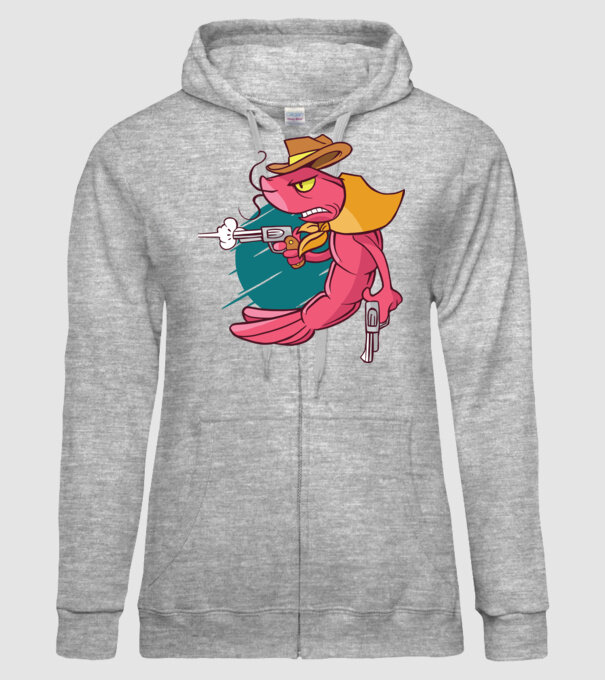 Rac înarmat model gri pe tricou