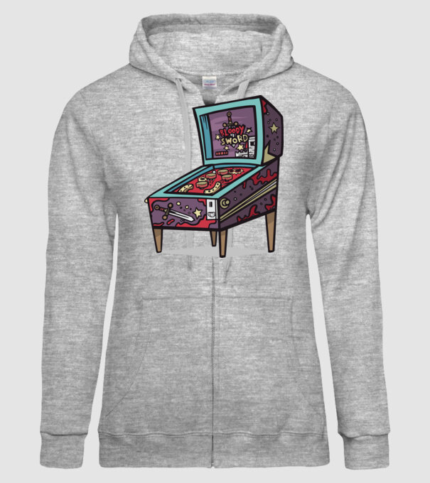 Flipper model gri pe tricou