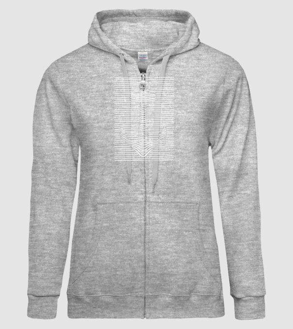 Linii Ancoră model gri pe tricou