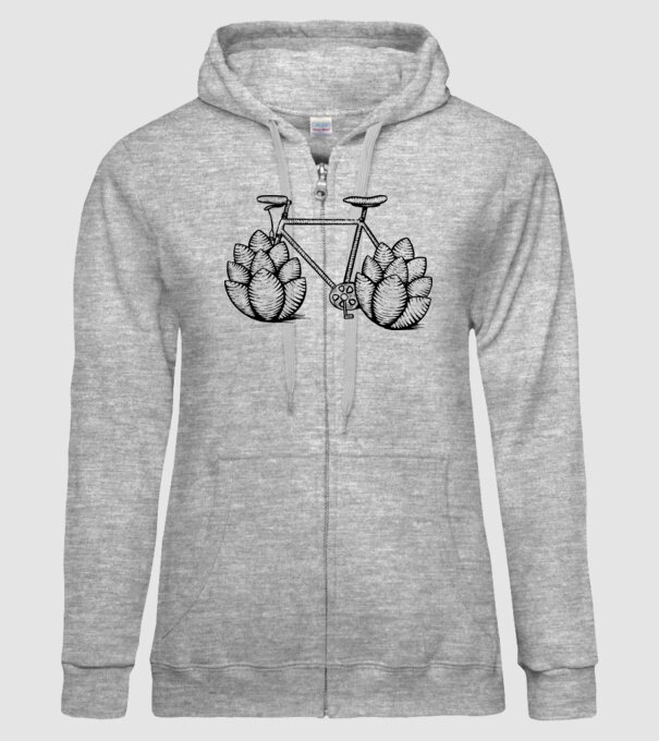 Bicicletă Hamei model gri pe tricou