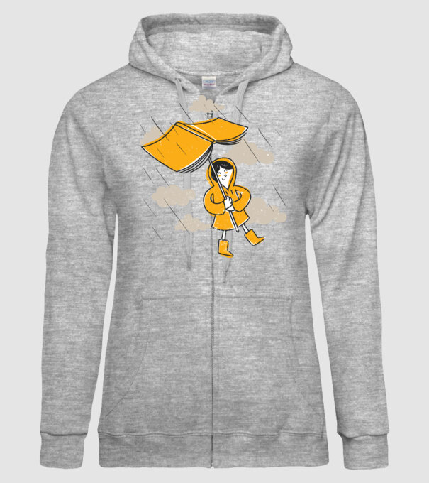 Umbrelă Carte model gri pe tricou