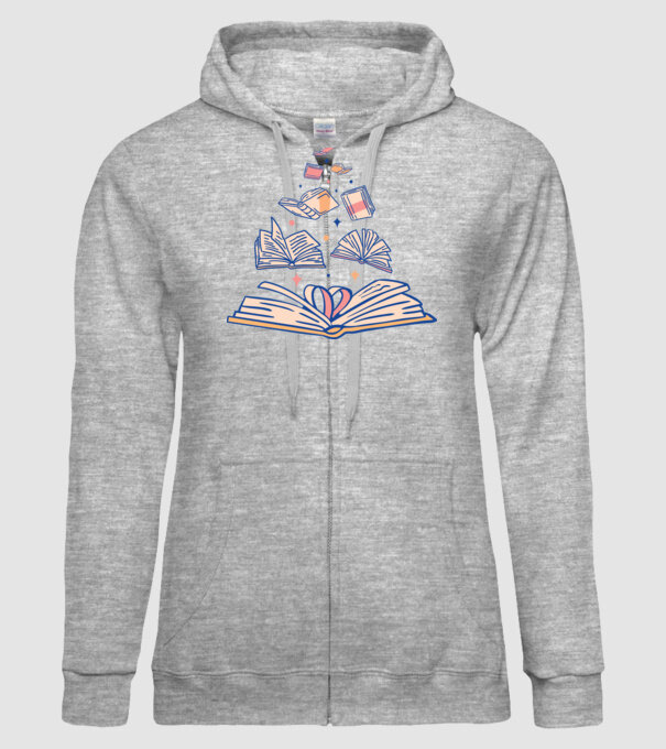 Cărți model gri pe tricou
