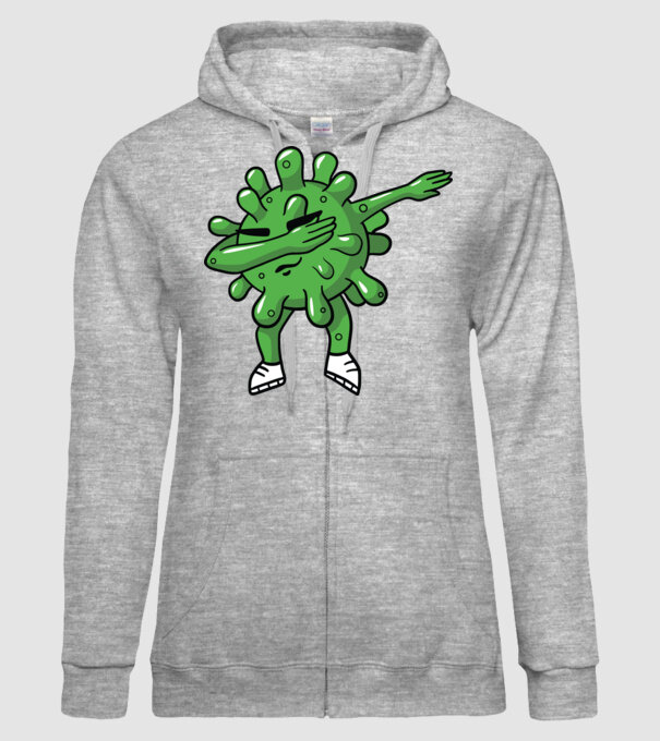 Coronavirus DAB dans model gri pe tricou