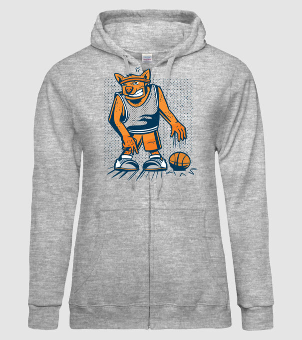 câine baschetbalist model gri pe tricou