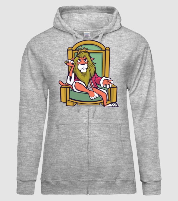 Lion King model gri pe tricou