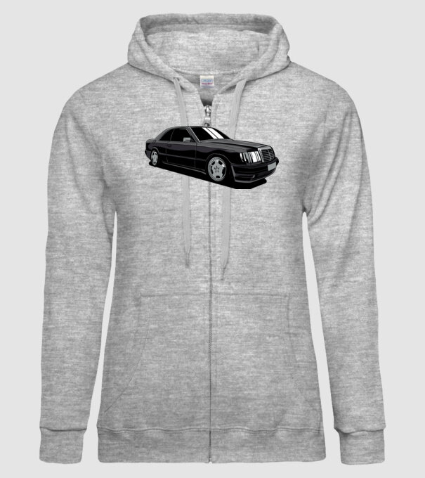 Mercedes model gri pe tricou