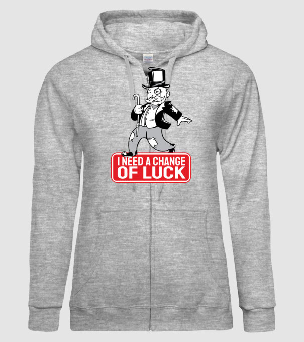 Monopoly - Am nevoie de puțin noroc model gri pe tricou