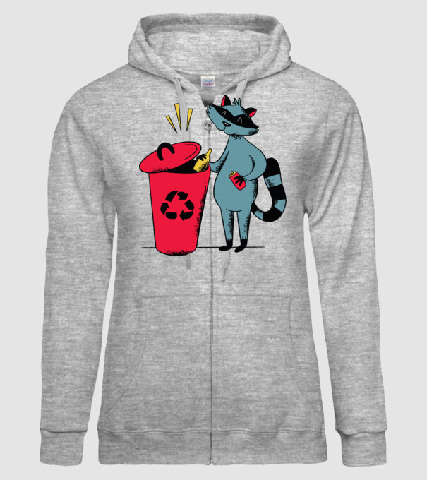 Reciclare Raton model gri pe tricou