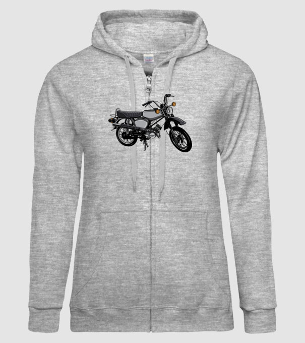 Motocicletă model gri pe tricou