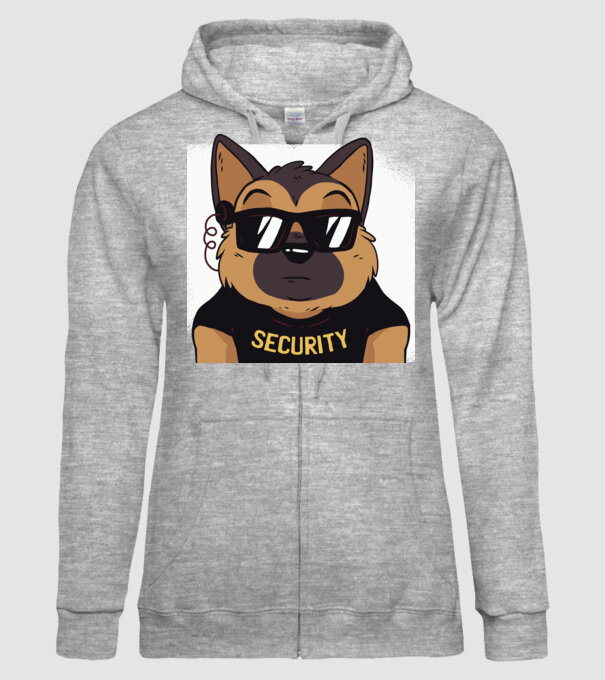 Ciobănesc german Security tricou amuzant cu Câine model gri pe tricou