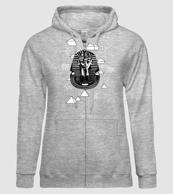 Egiptul Antic Faraon model gri pe tricou